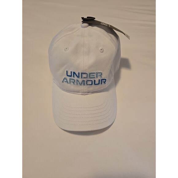 UNDER ARMOUR UA Youth Boys Snapback Hat ONE SIZE White w/Blue, Green - Picture 1 of 6